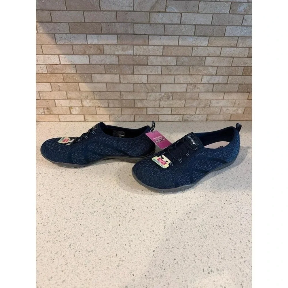 Skechers Relaxed Fit Womens 12‎ Navy SN23028